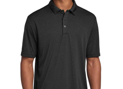 SportTek Endeavor Polo ST467 Black Heather