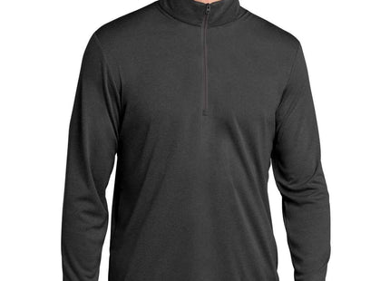 SportTek Endeavor 1/2Zip Pullover ST469 Black Heather