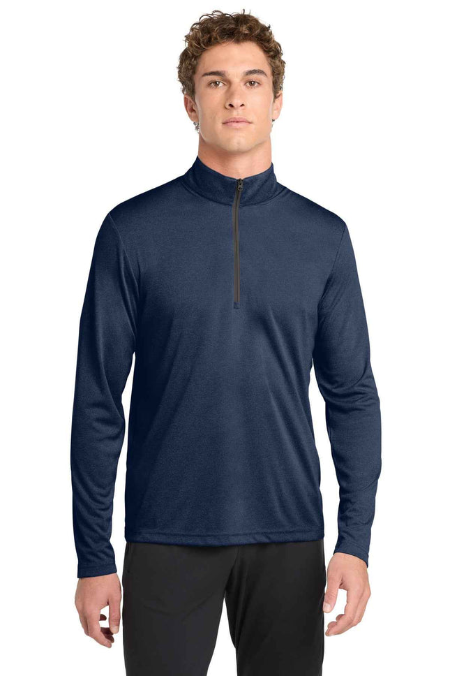 SportTek Endeavor 1/2Zip Pullover ST469 Dark Royal Heather