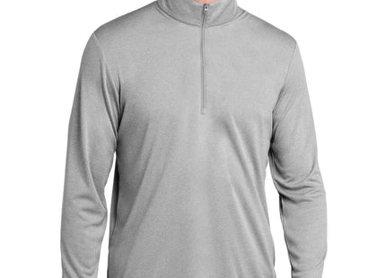SportTek Endeavor 1/2Zip Pullover ST469 Light Grey Heather