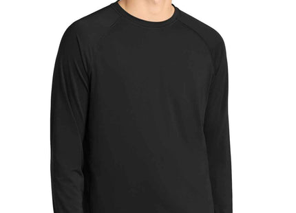 SportTek Long Sleeve Rashguard Tee ST470LS Black