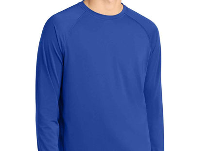 SportTek Long Sleeve Rashguard Tee ST470LS True Royal