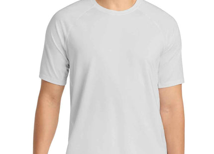 SportTek Rashguard Tee ST470 White