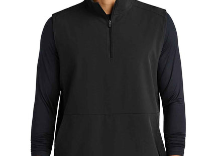 SportTek Repeat 1/2Zip Vest ST487 Black