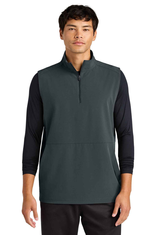 SportTek Repeat 1/2Zip Vest ST487 Iron Grey
