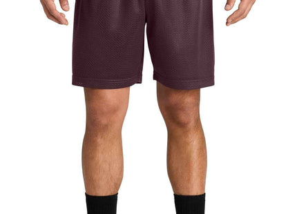 SportTek PosiCharge Mesh 7" Short ST5100 Maroon