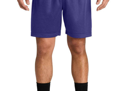 SportTek PosiCharge Mesh 7" Short ST5100 Purple
