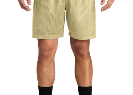 SportTek PosiCharge Mesh 7" Short ST5100 Vegas Gold