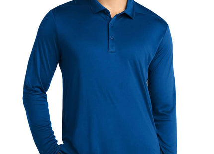 SportTek PosiUV Pro Long Sleeve Polo ST520LS True Royal