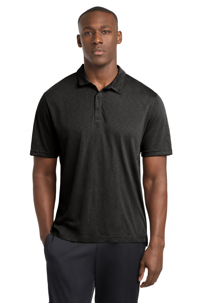 SportTek PosiCharge Strive Polo ST530 Black