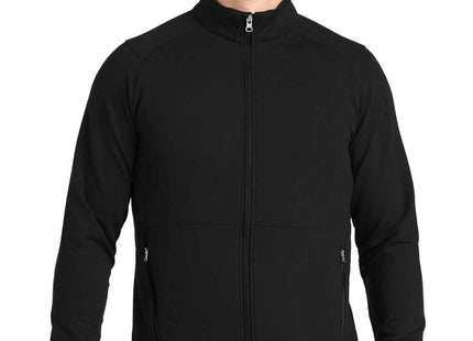 SportTek SportWick Flex Fleece FullZip ST560 Black