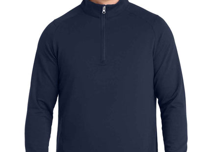SportTek SportWick Flex Fleece 1/4Zip ST561 True Navy