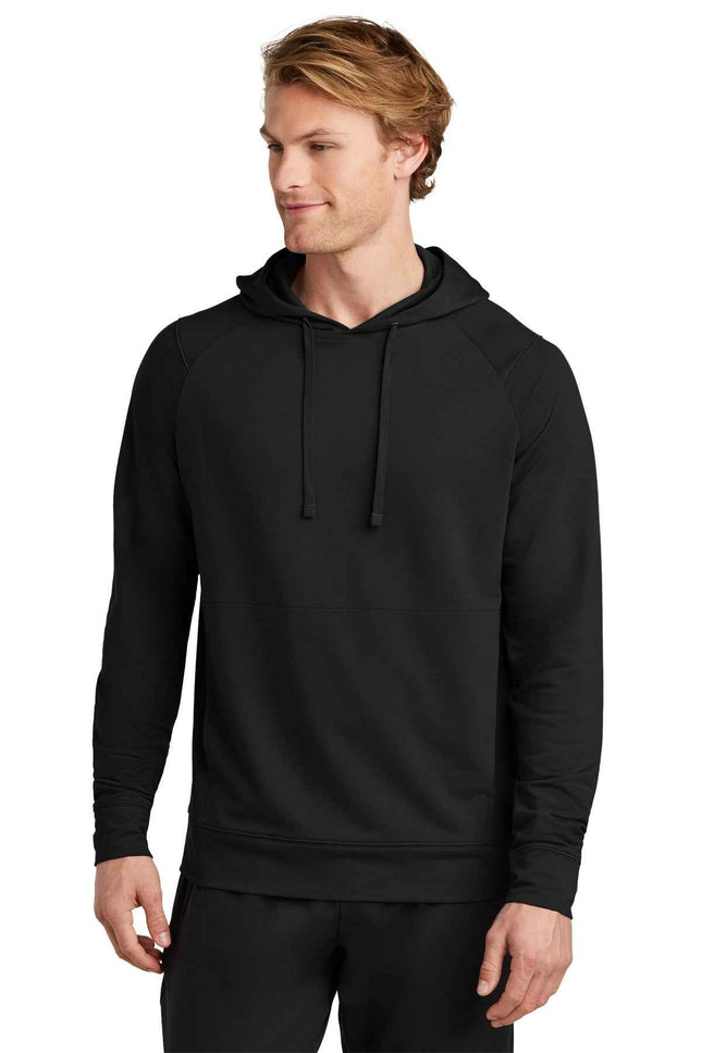 SportTek SportWick Flex Fleece Pullover Hoodie ST562 Black