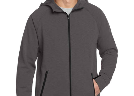 SportTek PosiCharge Strive Hooded FullZip ST570 Graphite