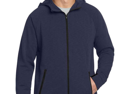 SportTek PosiCharge Strive Hooded FullZip ST570 True Navy
