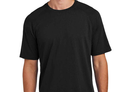 SportTek Halftime Raglan Tee ST6040 Black