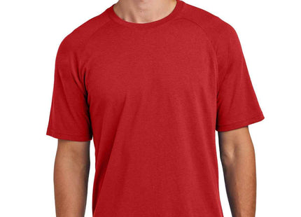 SportTek Halftime Raglan Tee ST6040 Deep Red