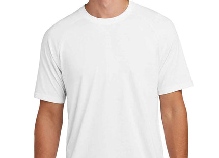 SportTek Halftime Raglan Tee ST6040 White