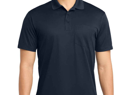 SportTek Micropique SportWick Pocket Polo ST651 True Navy