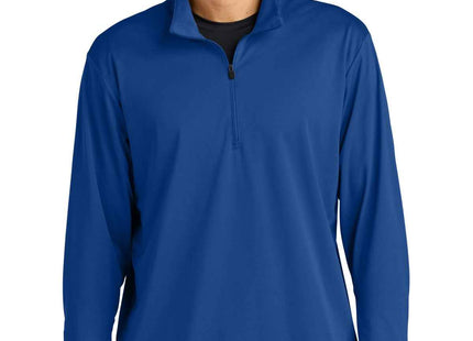 SportTek Micropique SportWick 1/4Zip ST672 True Royal