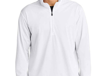 SportTek Micropique SportWick 1/4Zip ST672 White