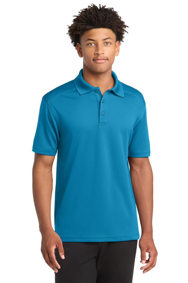 SportTek PosiCharge MicroMesh Polo ST680 Blue Wake