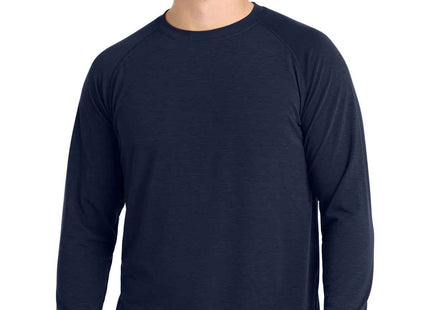 SportTek Long Sleeve Ultimate Performance Crew ST700LS True Navy