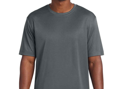 SportTek PosiCharge ReCompete Tee ST720 Iron Grey