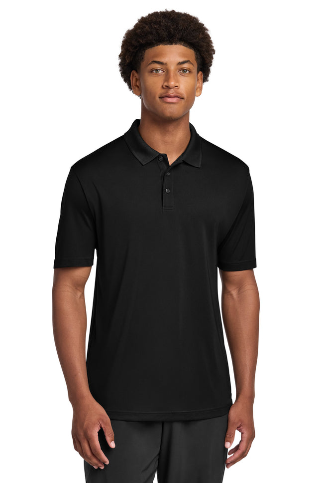 SportTek PosiCharge ReCompete Polo ST725 Black