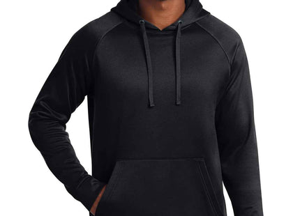 SportTek ReCompete Fleece Pullover Hoodie ST730 Black