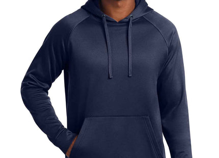 SportTek ReCompete Fleece Pullover Hoodie ST730 True Navy