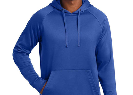 SportTek ReCompete Fleece Pullover Hoodie ST730 True Royal
