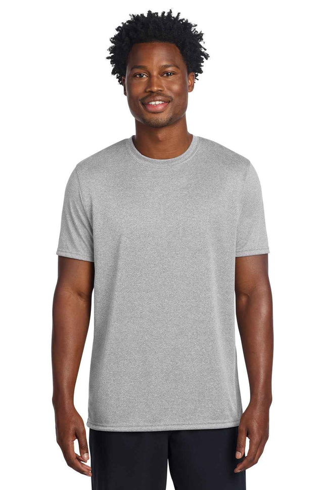 SportTek Echo Tee ST760 Athletic Heather