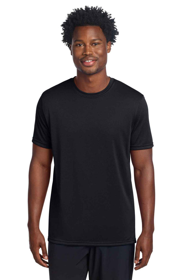 SportTek Echo Tee ST760 Black