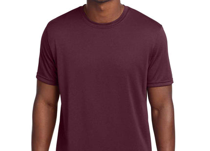 SportTek Echo Tee ST760 Maroon