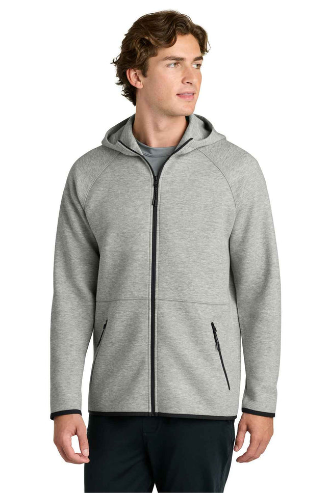 SportTekPhenom FullZip Hoodie ST840 Athletic Heather