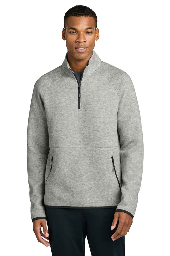SportTek Phenom 1/4Zip ST841 Athletic Heather