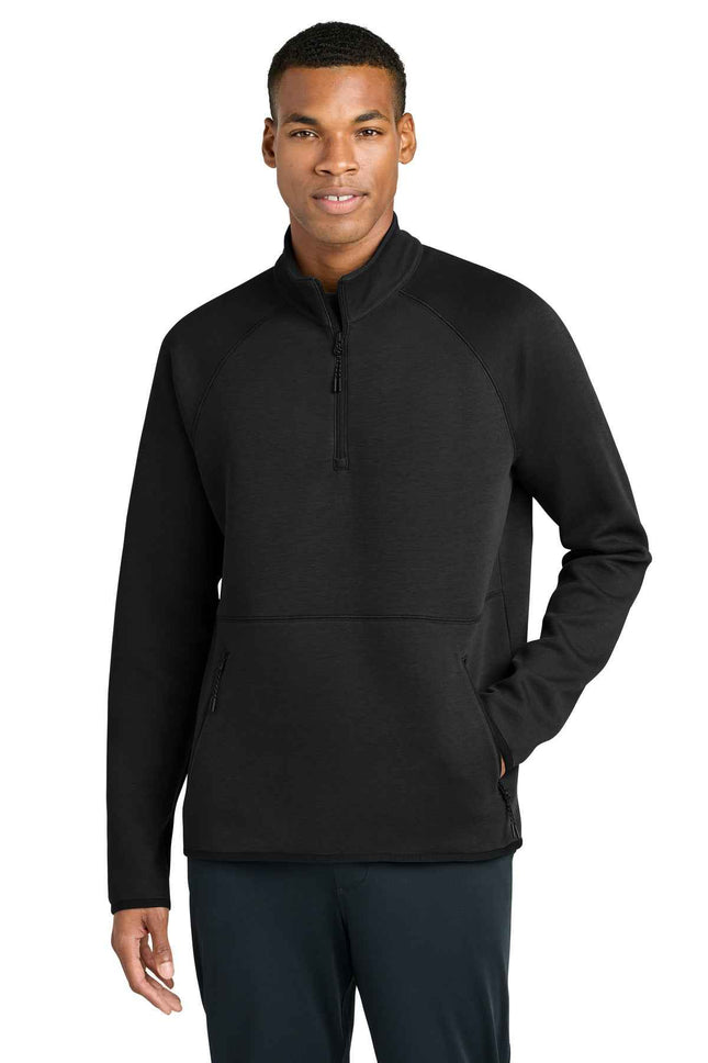 SportTek Phenom 1/4Zip ST841 Black