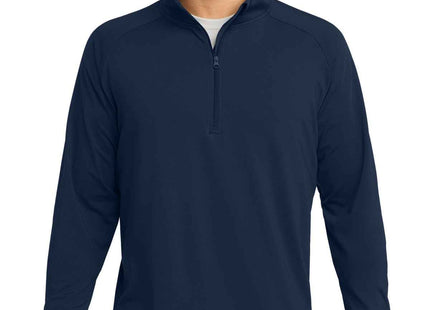 SportTek SportWick Stretch 1/4Zip Pullover ST850 True Navy