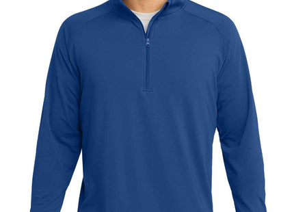 SportTek SportWick Stretch 1/4Zip Pullover ST850 True Royal