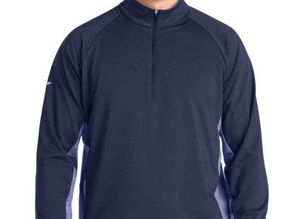 SportTek SportWick Stretch Contrast 1/4Zip Pullover ST854 True Navy True Navy Heather