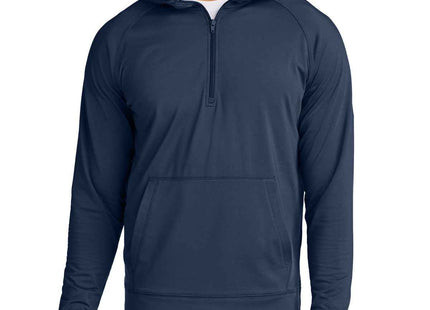 SportTek SportWick Stretch 1/2Zip Hoodie ST856 True Navy