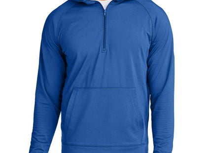 SportTek SportWick Stretch 1/2Zip Hoodie ST856 True Royal