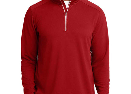 SportTek SportWick Textured 1/4Zip Pullover ST860