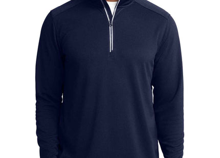 SportTek SportWick Textured 1/4Zip Pullover ST860