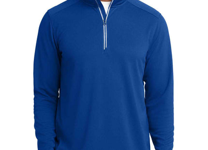 SportTek SportWick Textured 1/4Zip Pullover ST860