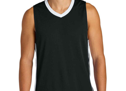 SportTek Rival Basketball Rev Jersey ST900 Black White