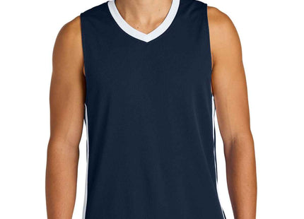 SportTek Rival Basketball Rev Jersey ST900 True Navy White