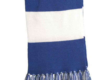 SportTek Spectator Scarf STA02 True Royal White OSFA