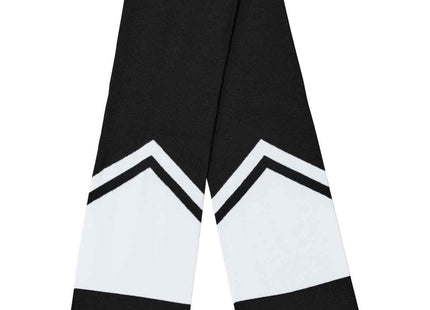 SportTek Gameday Scarf STA06 Black White OSFA